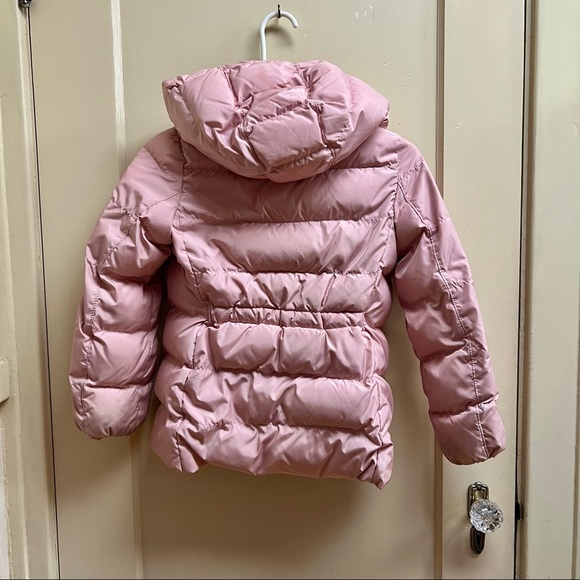Gap Kids Girls Size 8 Pink Hooded Puffer Jacket w/ Polartec Insulation - Picture 3 of 11